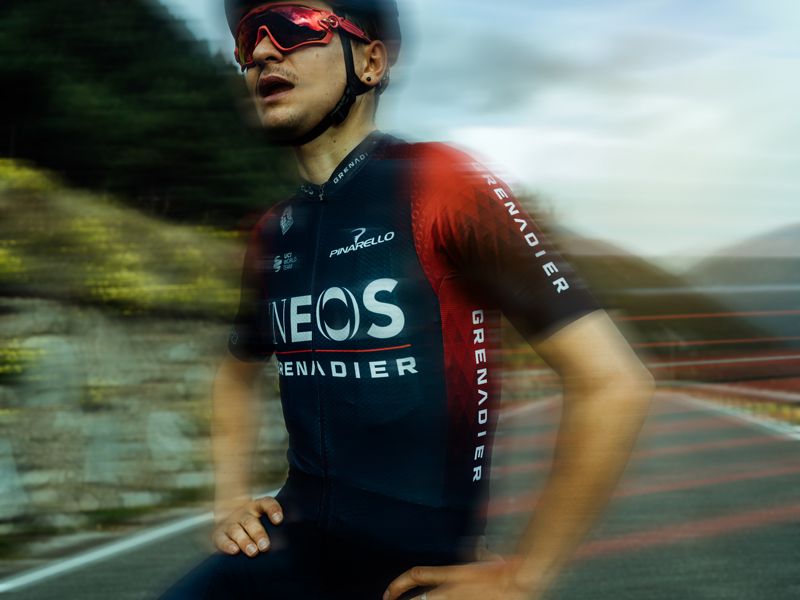 Tom Pidcock INEOS Grenadiers jersey reveal Tom Pidcock INEOS Grenadiers jersey reveal