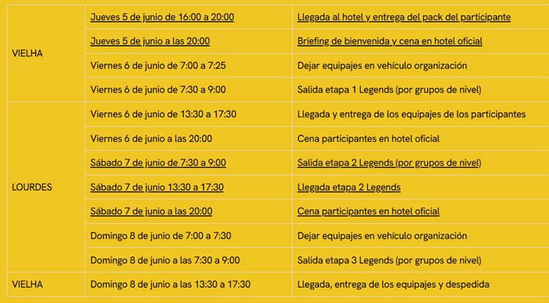 Programa Viaje Legens
