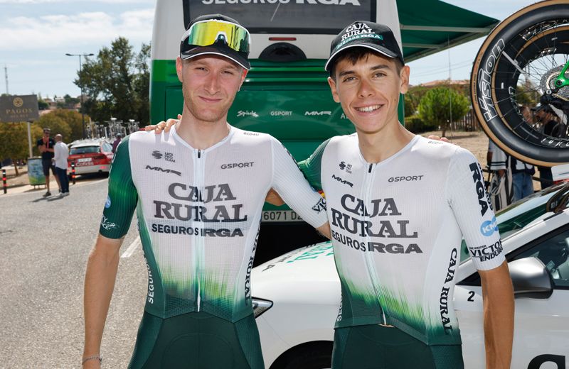 Abel Balderstone y Jaume Guardeño, los dos mejores españoles en la general de La Vuelta.