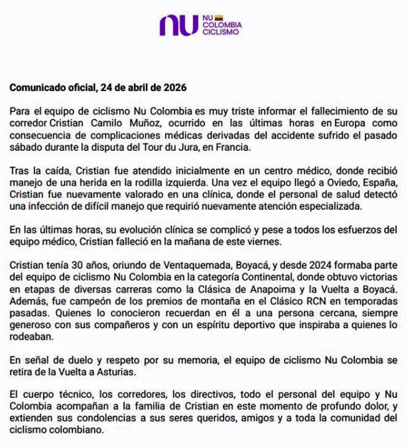 Comunicado Nu Colombia Comunicado Nu Colombia
