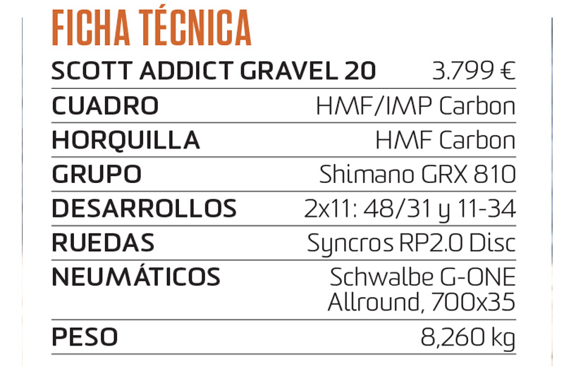Especial Bicis Gravel: test Scott Addict Gravel Especial Bicis Gravel: test Scott Addict Gravel