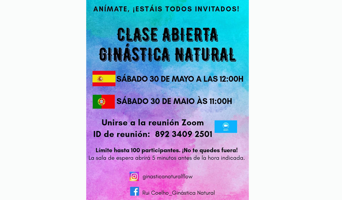 ¿Conoces el método de GINASTICA NATURAL? ¿Conoces el método de GINASTICA NATURAL?
